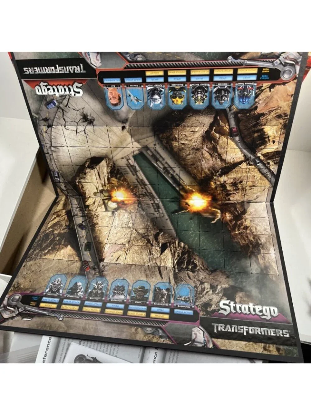 Stratego Transformers Edition Preowned Complete Hasbro 2007